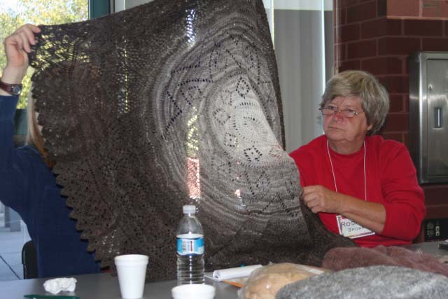 rosalie and judy's shawl